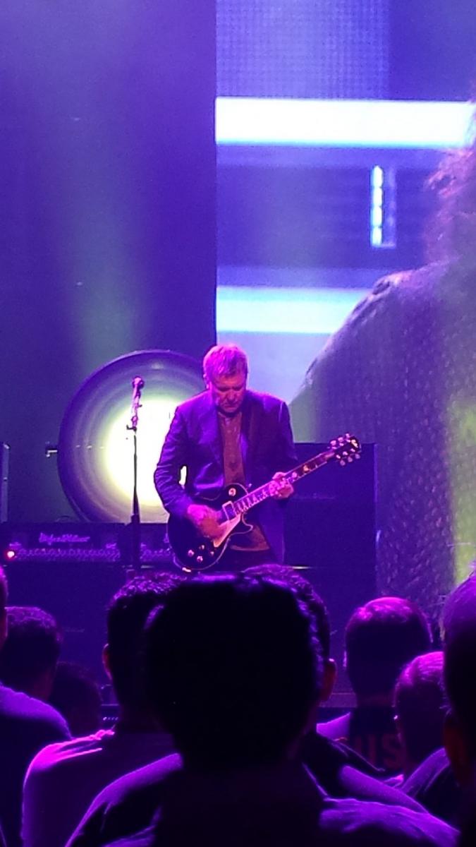 Alex Lifeson - Rush R40 Tour - 05/14/2015. Photo by Jeff Ritter